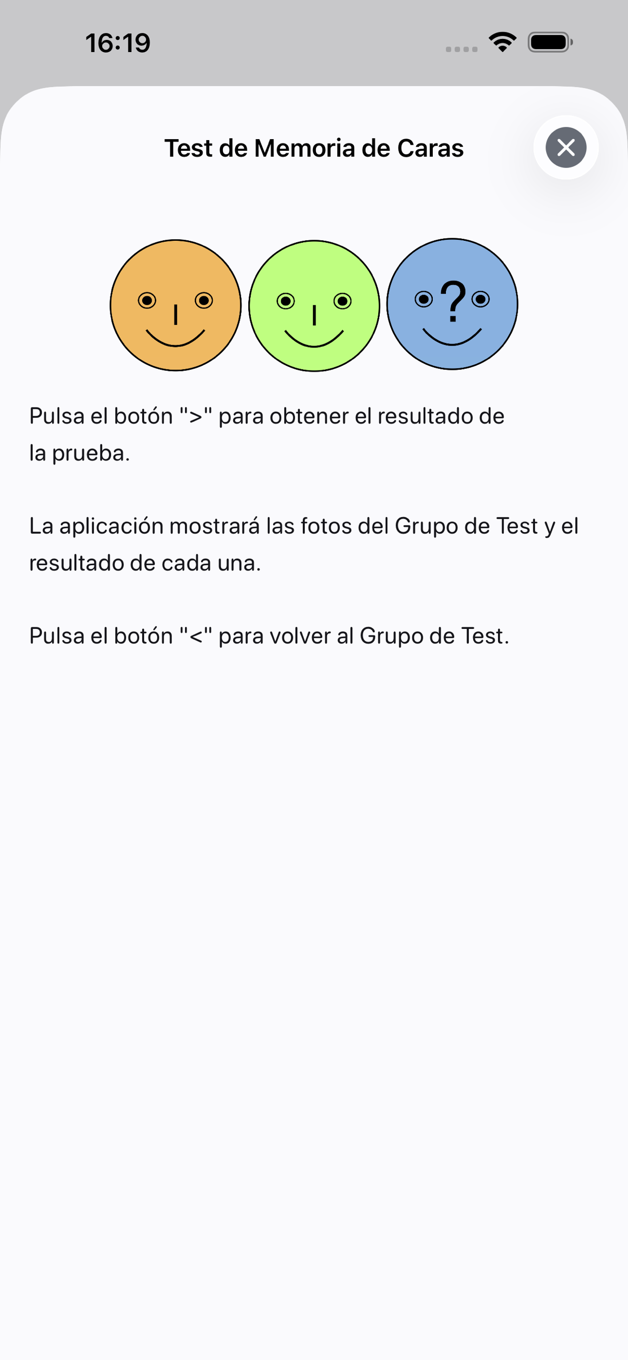Resumen de ayuda de los resultados